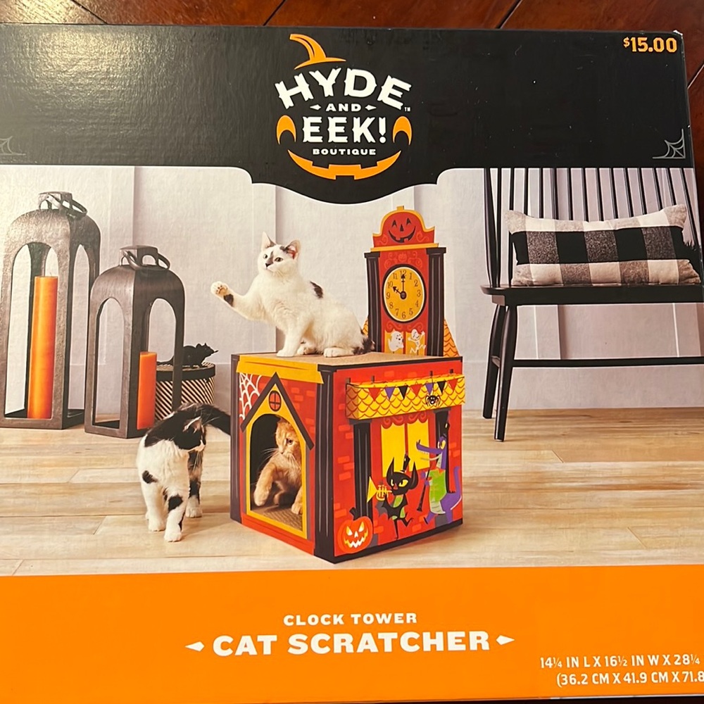 Halloween Cat Scratcher.